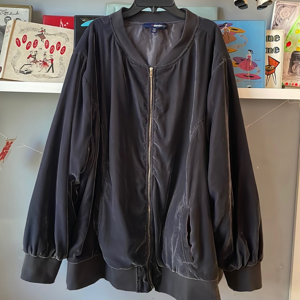 Denim 24/7 zip up Jacket 34/36 4X
